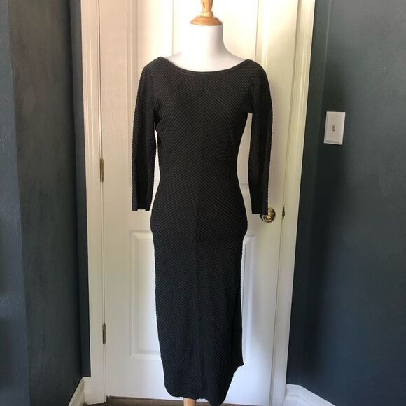 Ecote long sleeve Scoop Back Maxi dress - Picture 2 of 8